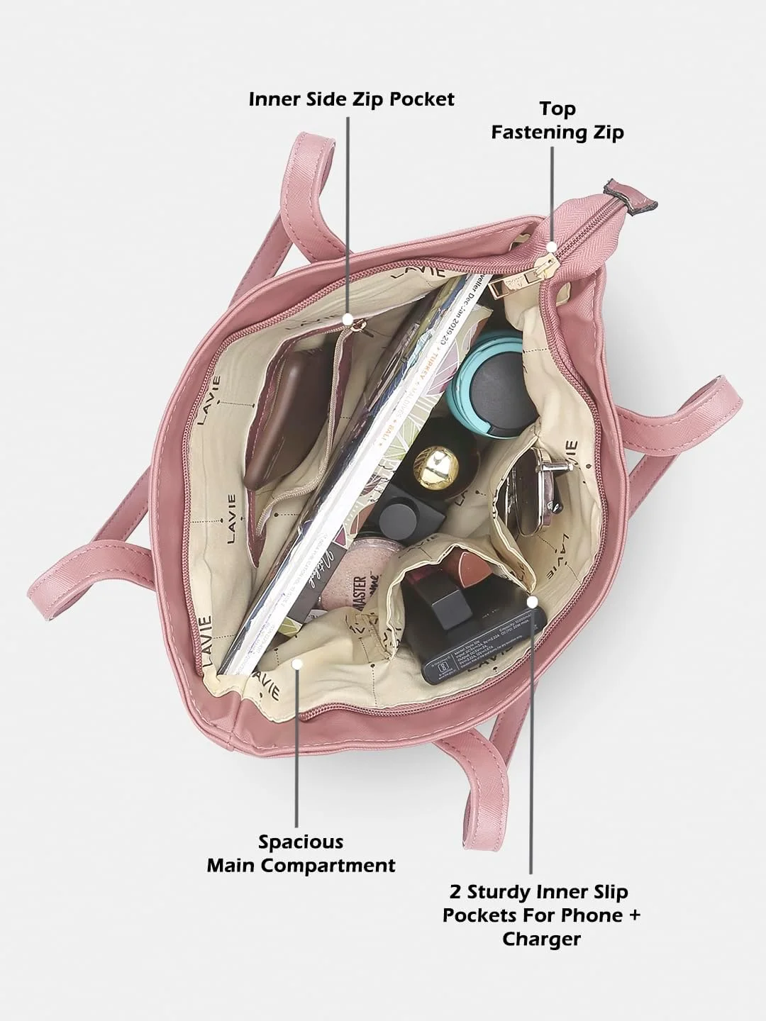کیف دستی بزرگ زنانه لاوی مدل Pavo (تک عددی)
