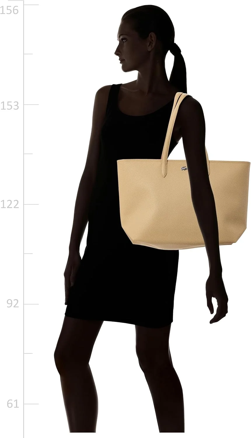 کیف دستی زیپ‌دار زنانه لاکوست مدل Anna، رنگ وینویز گرنادین