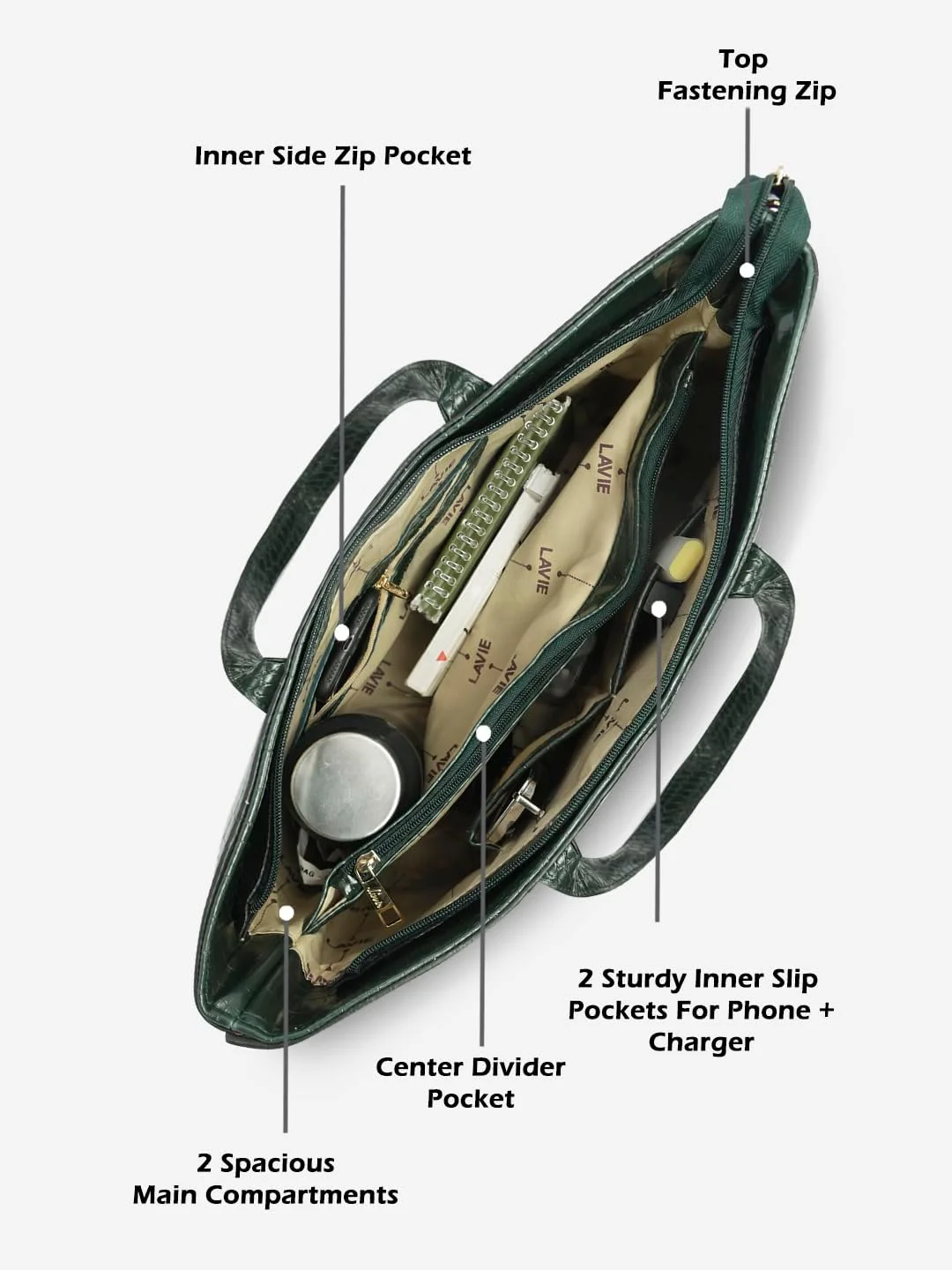 کیف دستی زنانه لاوی مدل HAILON (تک عددی)