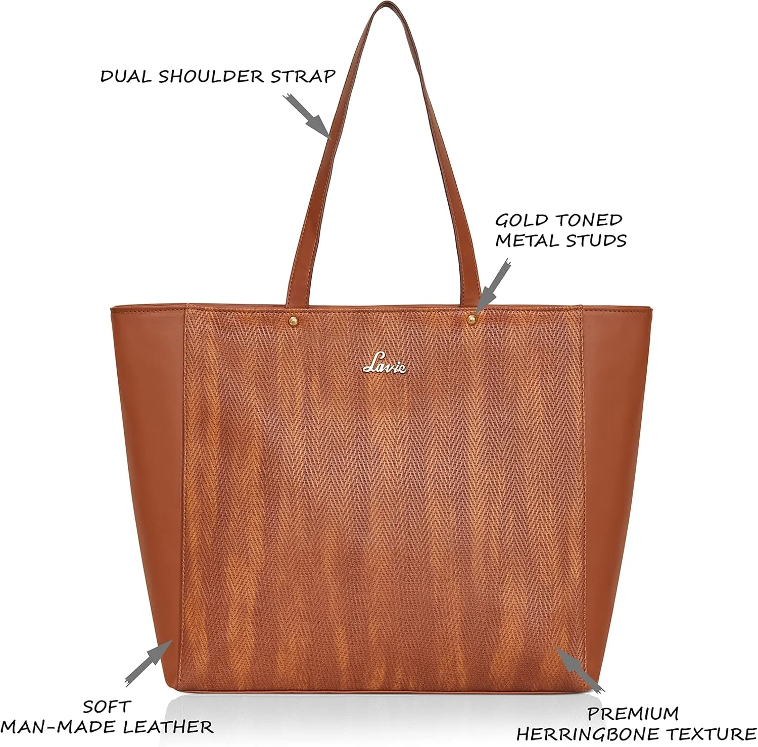 کیف دستی بزرگ زنانه لاوی مدل مالگانا (تک عددی)