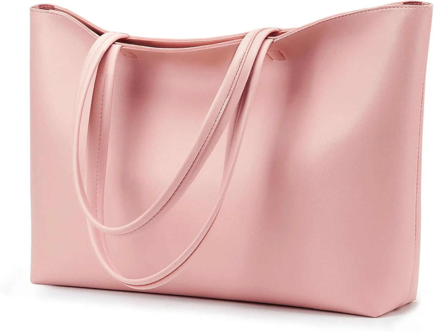 کیف دستی زنانه KALIDI، کیف دوشی زیپ‌دار، کیف چرم مصنوعی بزرگ، مناسب کار، قرار ملاقات و دانشگاه