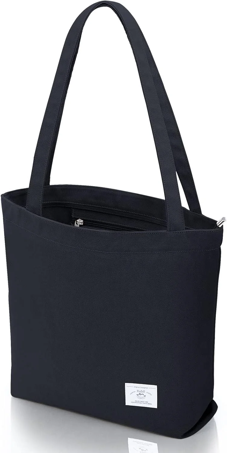 کیف دستی زنانه کتان کالیدی، کیف دوشی رترو، کیف های دستی کتان با جیب زیپ دار، کیف کار ساده