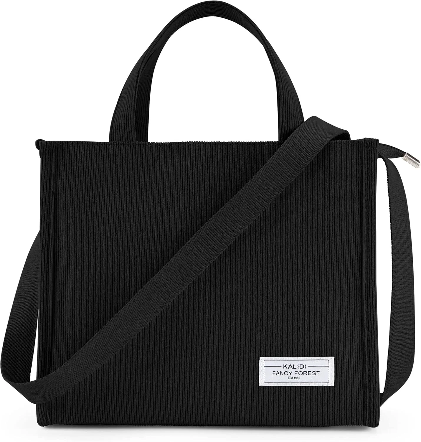 کیف دستی زنانه KALIDI، کیف کراس بادی مخملی، کیف دستی روزمره با زیپ، کیف شانه ای شیک، کیف بزرگ کراس بادی