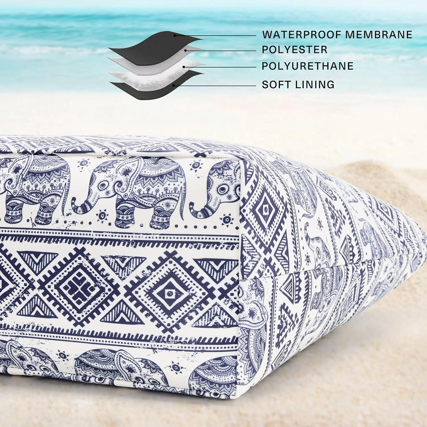 کیف ساحلی بسیار بزرگ زنانه KALIDI با زیپ ضد آب، کیف های دستی ساحلی با جیب، کیف ورزشی بزرگ زنانه، کیف دستی تابستانی زنانه، کیف شانه ای، کیف خرید