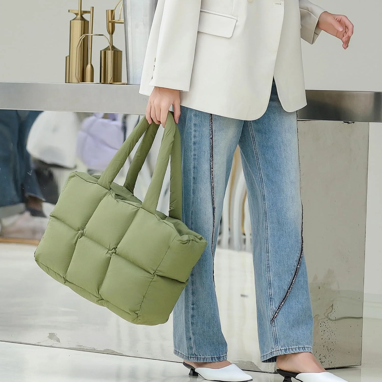 کیف دستی بزرگ زنانه Herald، کیف دوشی سبک و جادار مناسب کار، سفر، باشگاه و خرید