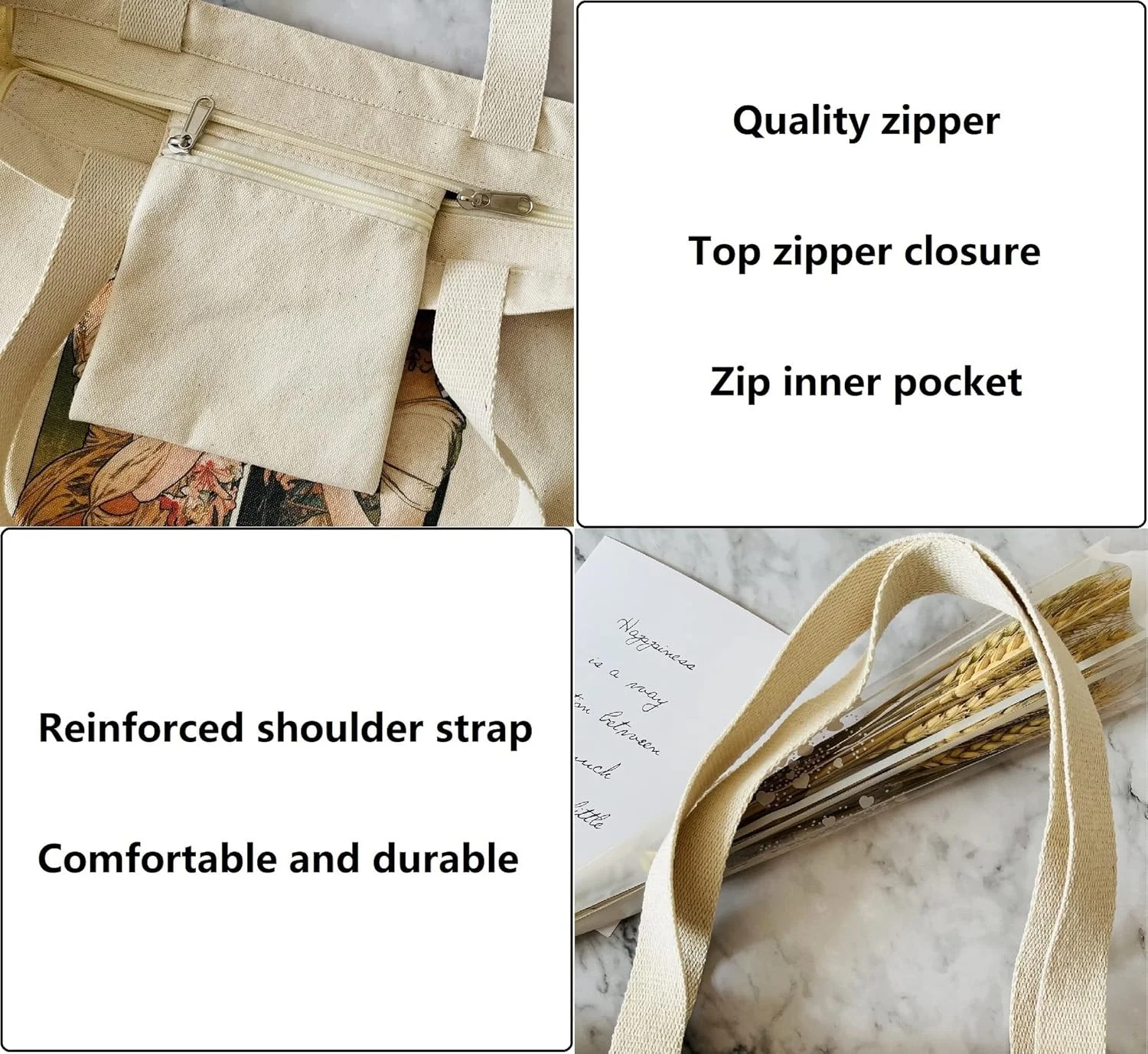 کیف دستی بوم نقاشی، طرح زیبا و قدیمی، دارای جیب زیپدار، هدیه برای خانمها و دختران کیف دستی بوم نقاشی، طرح زیبا و قدیمی، دارای جیب زیپدار، هدیه برای خانمها و دختران