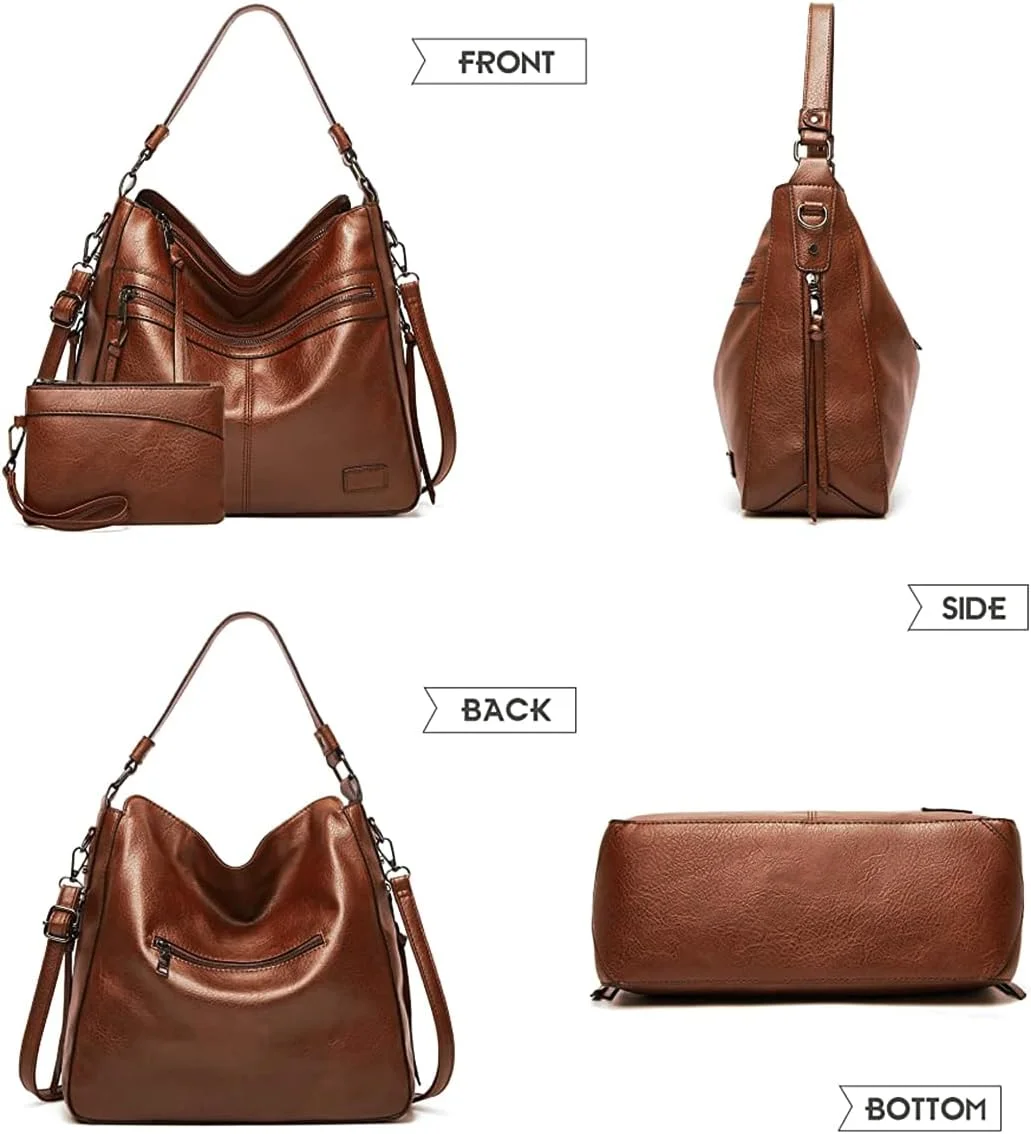 کیف های دوشی زنانه، کیف های دستی بزرگ از جنس چرم مصنوعی نرم