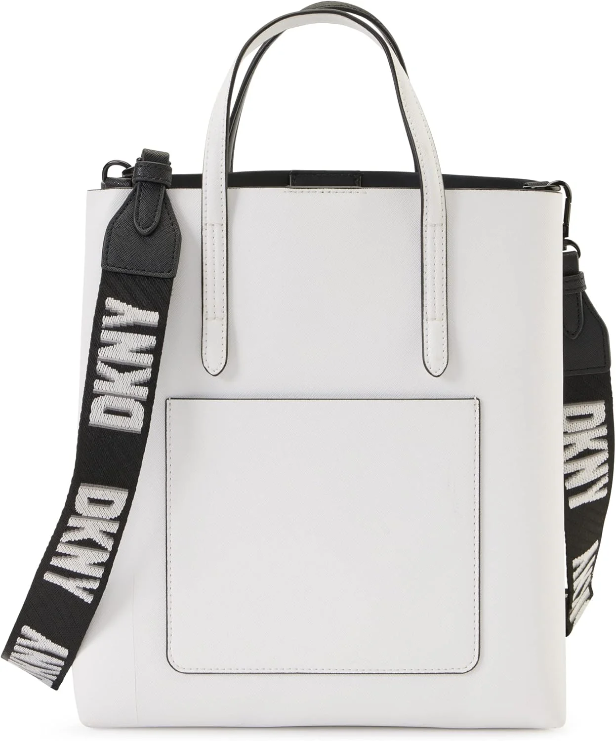 کیف دستی زنانه DKNY مدل R22AZS61 INES، مشکی/سفید اپتیکال، مشکی/سفید اپتیکال، R22azs61-xop-L