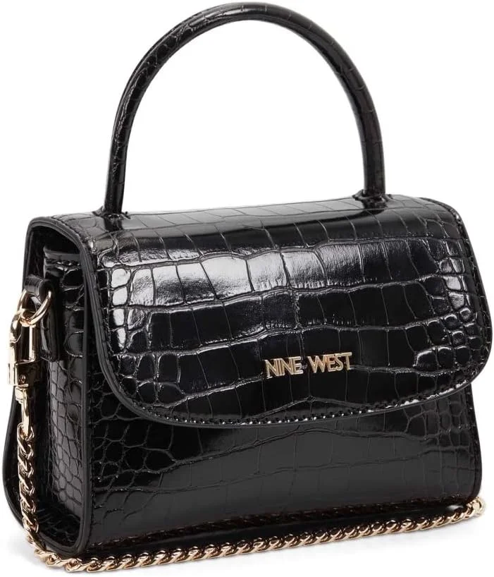 کیف دستی زنانه ناین وست مدل Ninewest، مشکی، ابعاد L 17 W 8 H 13، کد NGC550978، کیف دوشی DAYLE