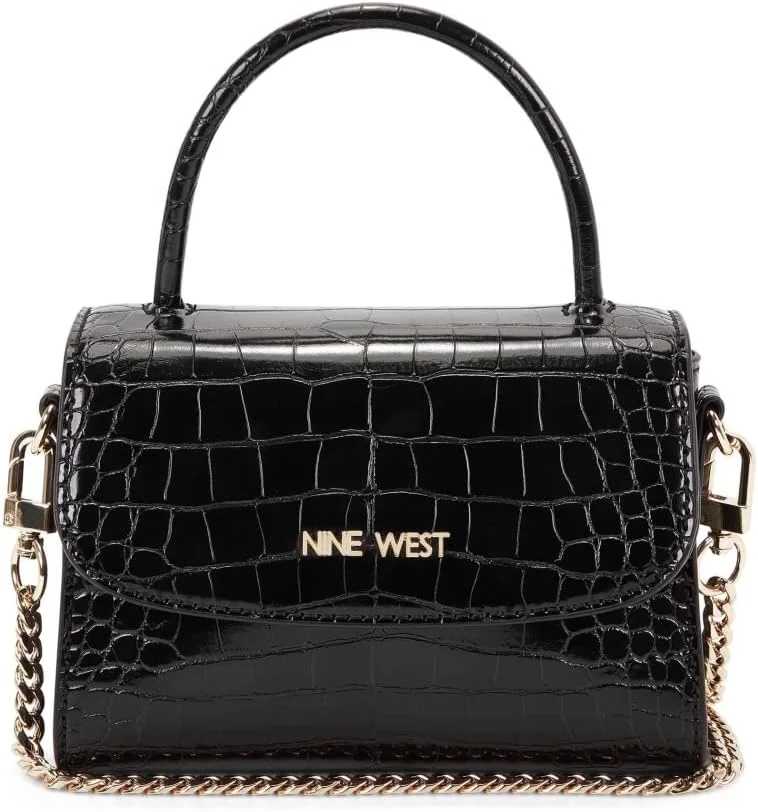 کیف دستی زنانه ناین وست مدل Ninewest، مشکی، ابعاد L 17 W 8 H 13، کد NGC550978، کیف دوشی DAYLE