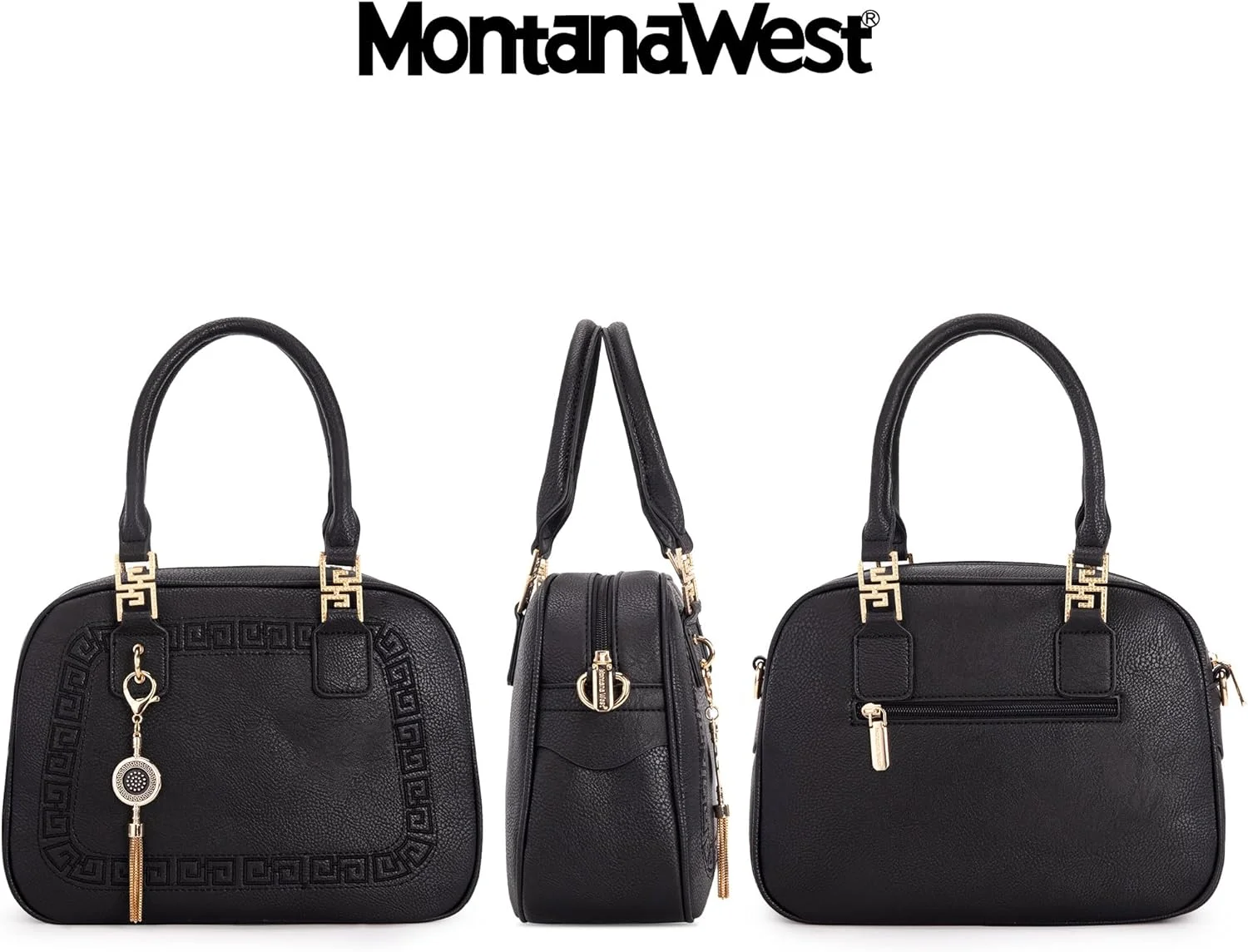 کیف دستی کوچک زنانه Montana West با دسته بالایی، کیف دوشی و کیف استوانهای کیف دستی کوچک زنانه Montana West با دسته بالایی، کیف دوشی و کیف استوانهای