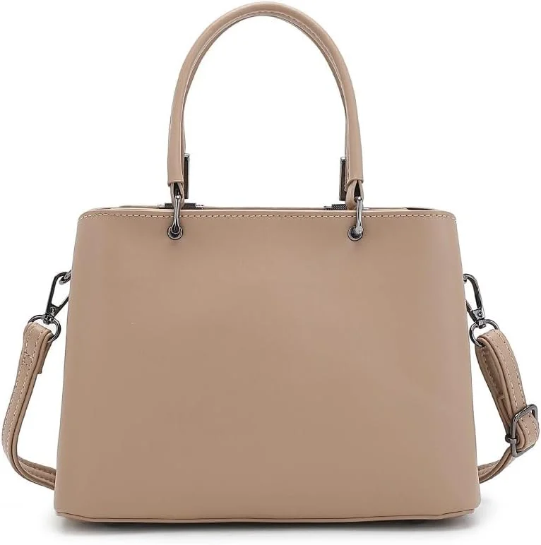 کیف دستی زنانه سیب | کیف دستی چند بافتی با دسته بالا | کیف دوشی هندسی و طرح کروکدیلی با بند قابل تنظیم