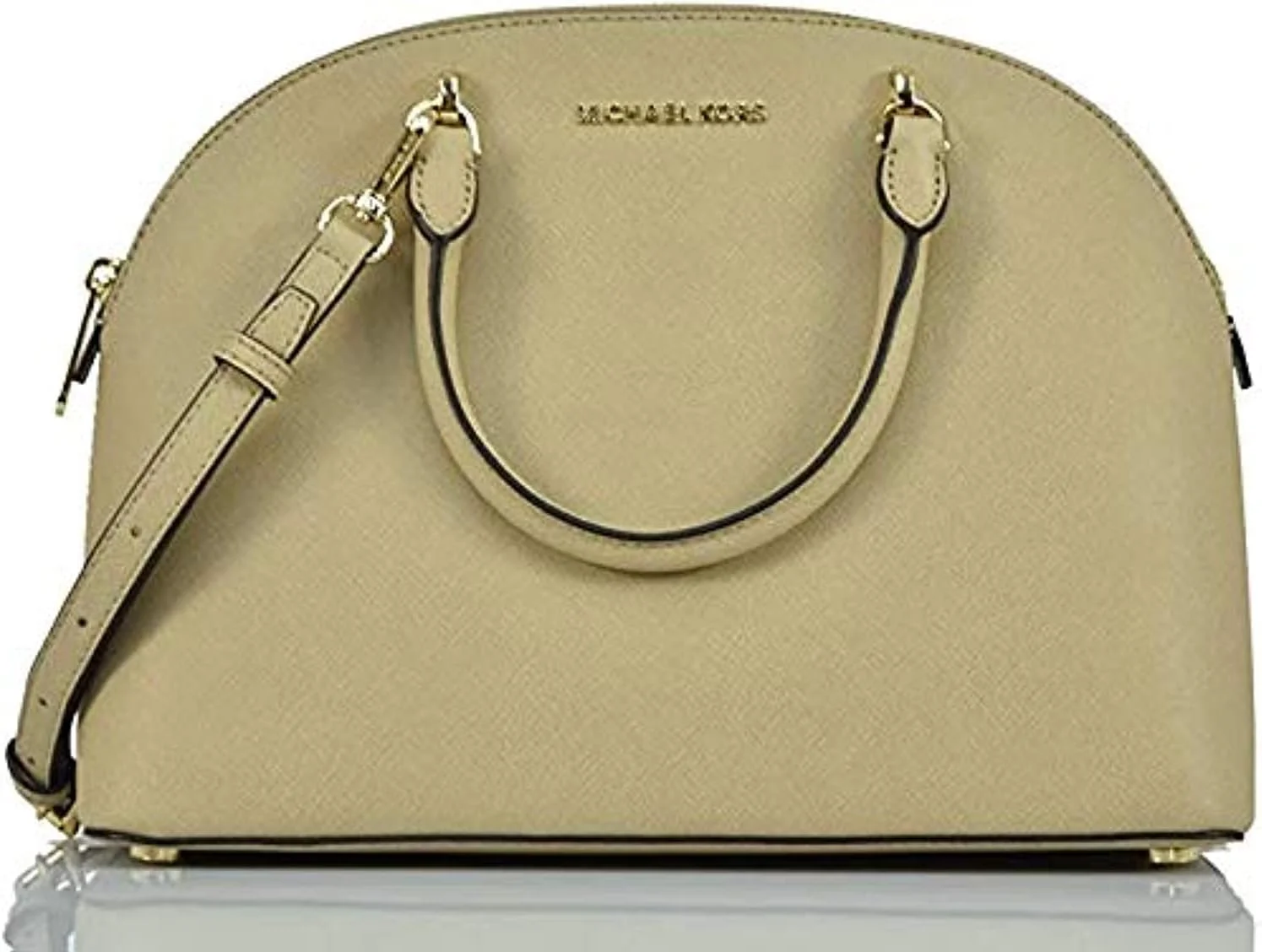 کیف دستی گنبدی بزرگ زنانه مایکل کورس چرم بیسکویتی (35T9GY3S3L)
