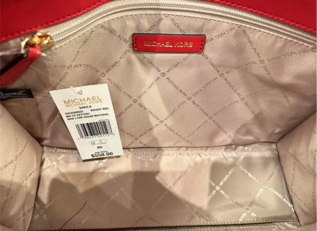 کیف دستی کوچک شیلا از مایکل کورس، جنس غیر چرمی و گیاهی