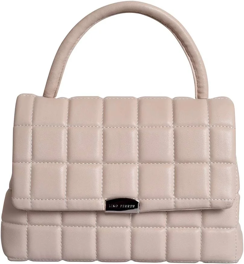 کیف دستی زنانه Lino Perros، طرح دار، رنگ سفید مایل به شیری