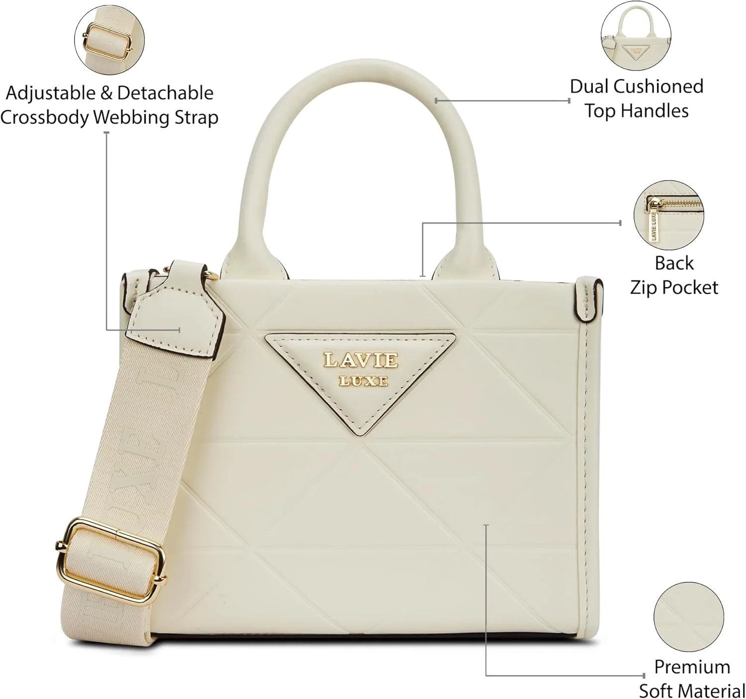 کیف دستی کوچک زنانه لاوی لاکس مدل لیزا | کیف دستی مناسب کار | کیف زنانه | کیف شانه ای شیک | هدیه برای خانم ها