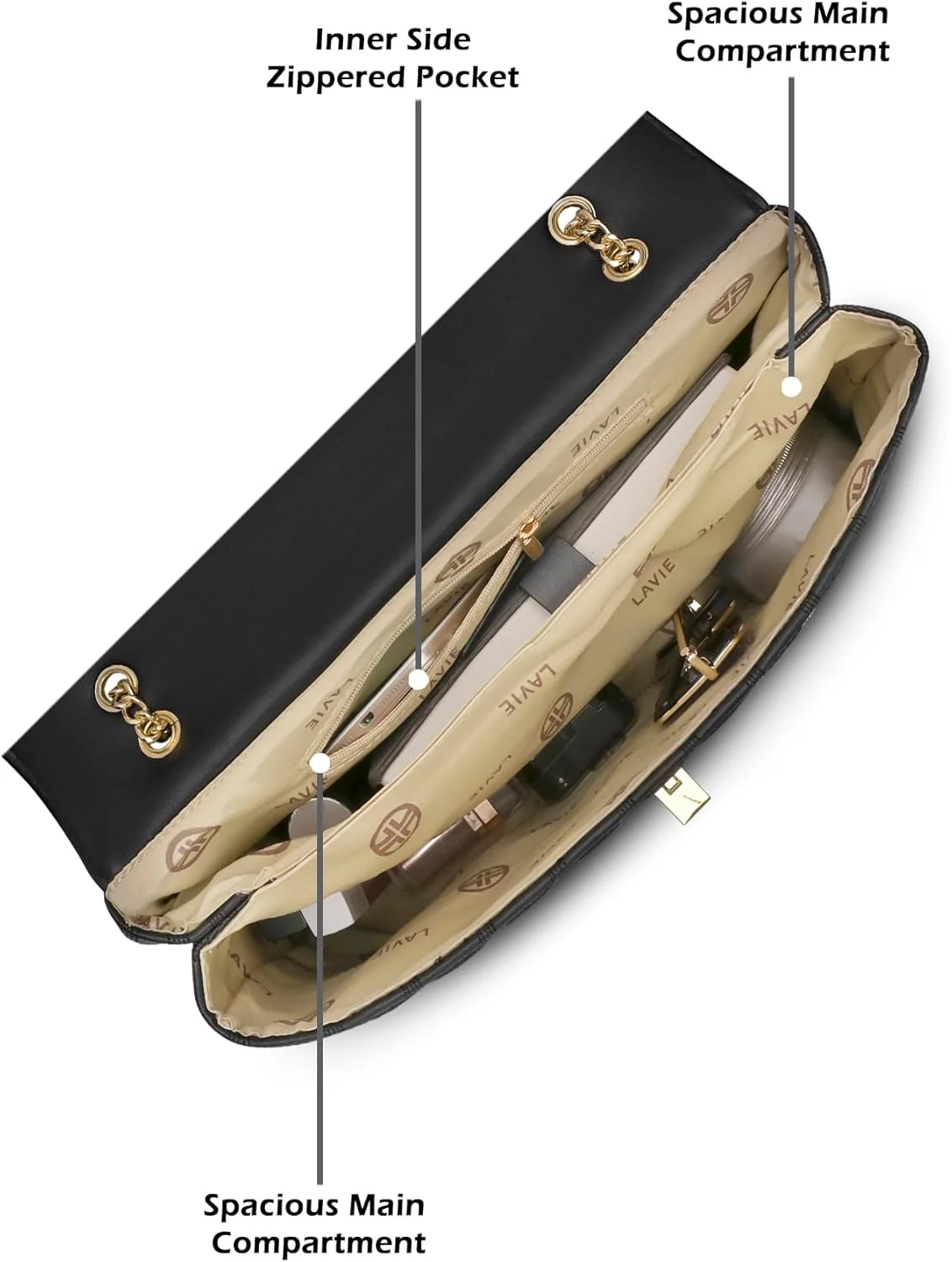 کیف دستی زنانه لاوی لوکس مدل Eden25
