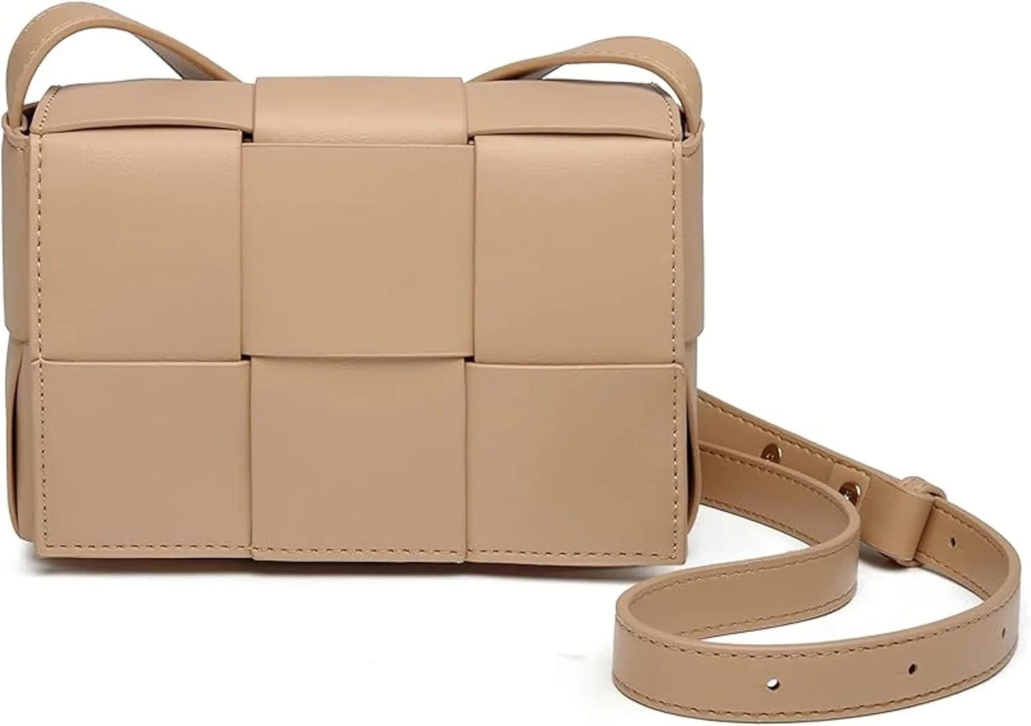 کیف سطلی زنانه، کیف سطلی بافت چرم مصنوعی برای زنان، کیف دستی سطلی دوشی