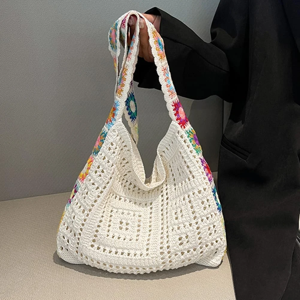 کیف بافتنی زنانه با طرح شیک و مجلسی، مناسب استفاده روزمره و مسافرت (بژ) کیف بافتنی زنانه با طرح شیک و مجلسی، مناسب استفاده روزمره و مسافرت (بژ)