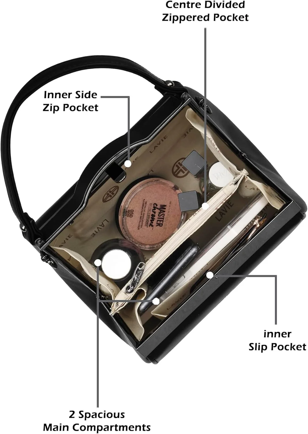 کیف دستی زنانه لاوی لوکس مدل Fluff Frame | کیف دستی مناسب کار | کیف زنانه | کیف شانه ای شیک | هدیه برای خانم ها