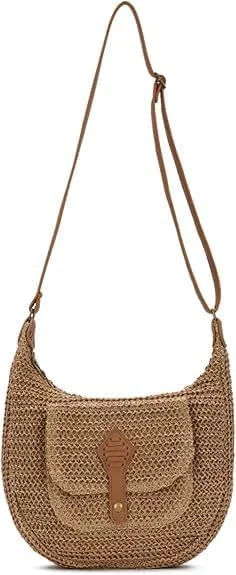 کیف حصیری مسافرتی زنانه مدل 2025، کیف بزرگ بافته شده ساحلی بوهو، کیف دستی کلاچ تابستانی رترو، کیف دستی حصیری، کیف دوشی و مدل Hobo برای ساحل، مسافرت و استفاده روزمره