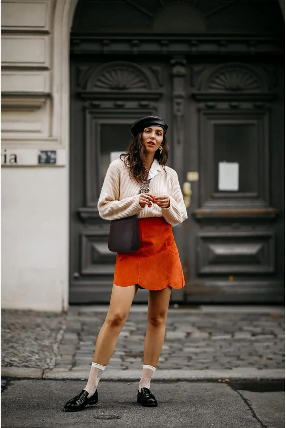 کیف دستی زنانه چرم BOSTANTEN، کیف دوشی زنانه مدل Hobo با بند قابل تنظیم