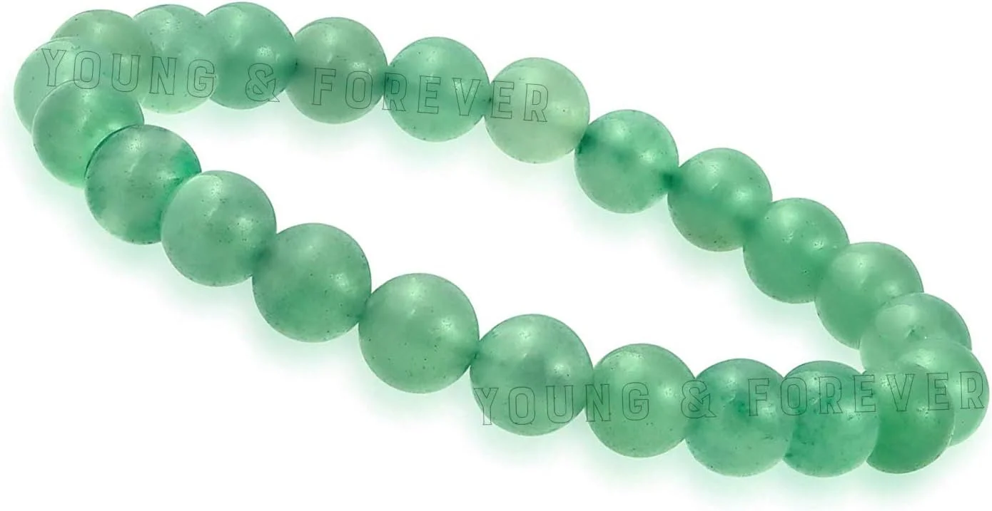 دستبند کشی آونتورین سنگ قیمتی نیمه قیمتی جوان و همیشه جوان، سنگ شفابخش انرژی فراوانی برای مردان و زنان