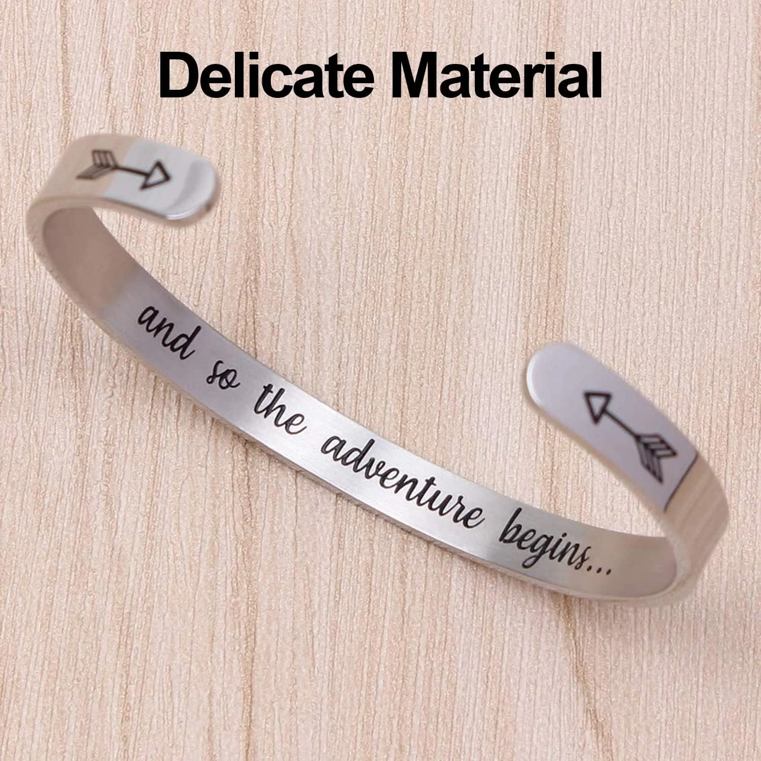 دستبند های کاست ویو زنانه، دستبند النگویی C شکل، النگوهای مینیمالیستی قابل تنظیم برای زنان و دختران، النگوی دوستی تولد انگیزشی