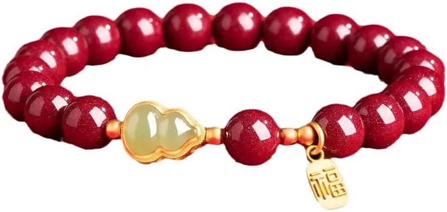 دستبند زنانه سنگ های شفابخش و کریستال های چاکرا، دستبند مهره ای یوگا 8 میلی متری