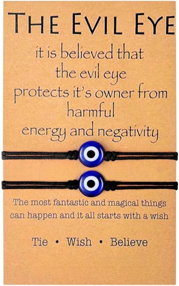 دستبند چشم نظر بوچوی، محافظت در برابر انرژی منفی، دوستی، کابالا، بند انگشتی شانس، جواهرات هدیه برای زنان، مردان، دختران و خانواده