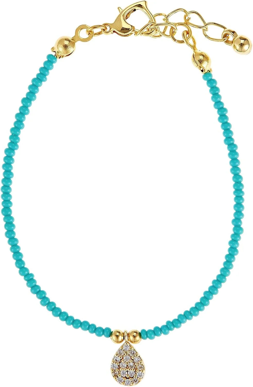 دستبند فیروزه ای الوان زنانه - EE3779DRP