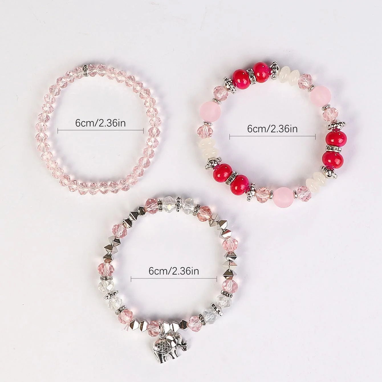 دستبند کریستالی لایه ای آزونه، ست دستبندهای بوهو فیل 6 عددی برای زنان، دستبندهای مهره ای انباشته برای زنان، دستبند کشی مهره ای لایه ای دستبند کریستالی لایه ای آزونه، ست دستبندهای بوهو فیل 6 عددی برای زنان، دستبندهای مهره ای انباشته برای زنان، دستبند کشی مهره ای لایه ای