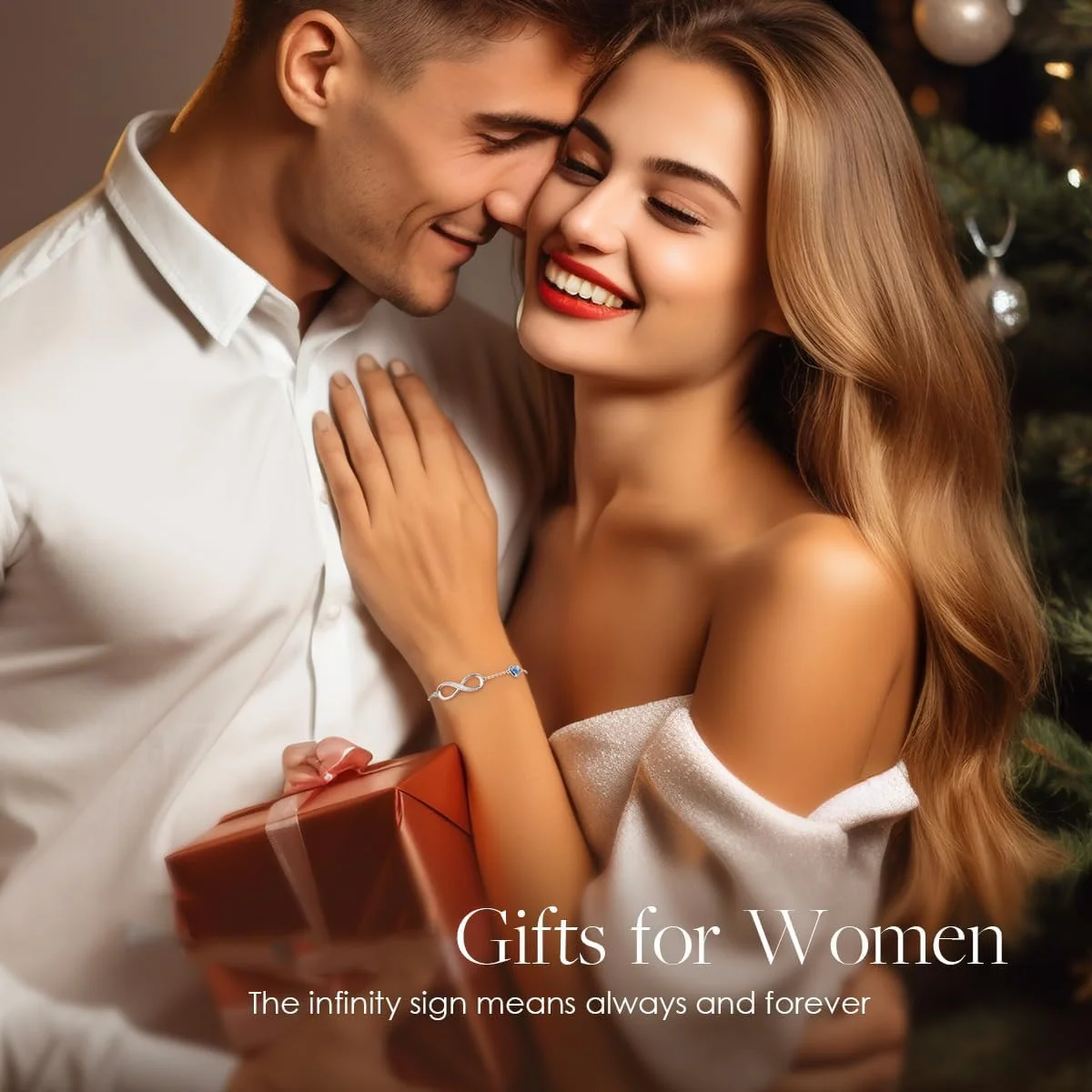 دستبندهای بی نهایت آزون برای زنان، دستبند نقره استرلینگ 925 با قلب عشق بی نهایت قابل تنظیم با جعبه نفیس، گیف های جواهرات دستبند نقره برای روز مادر تولد زنان