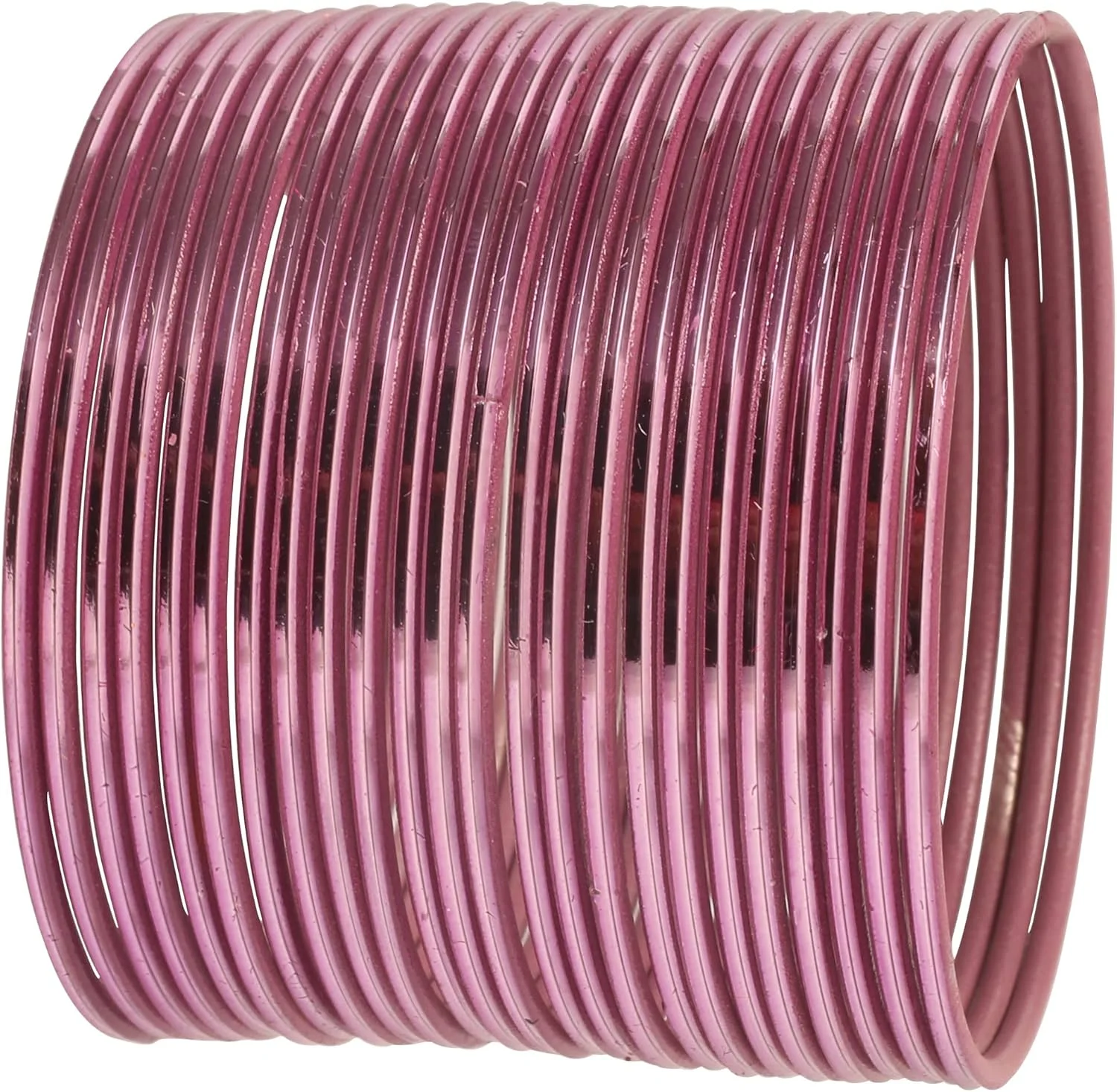 دستبند النگویی رنگارنگ تاچ استون، مجموعه ای مدرن، زیبا و جذاب، پر کننده مچ دست، جواهرات طراح دار به سبک بالیوود هندی، ست دستبند النگویی فلزی 24 عددی. مخصوص بانوان.