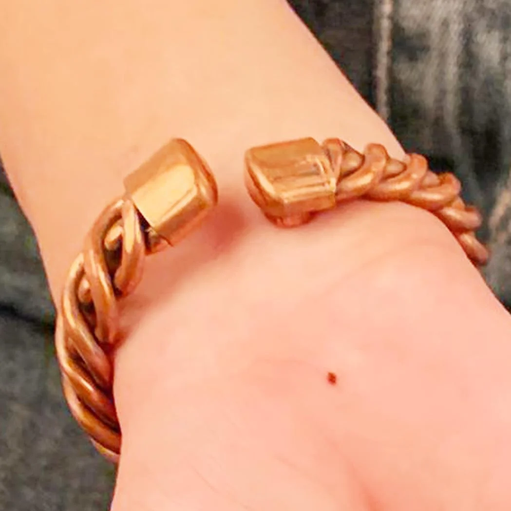 دستبند لمسی تبتی هندی بودا، سه فلز مس برنج، صلح، شفابخشی، یوگا، مدیتیشن، جواهرات مانترا برای زنان و مردان