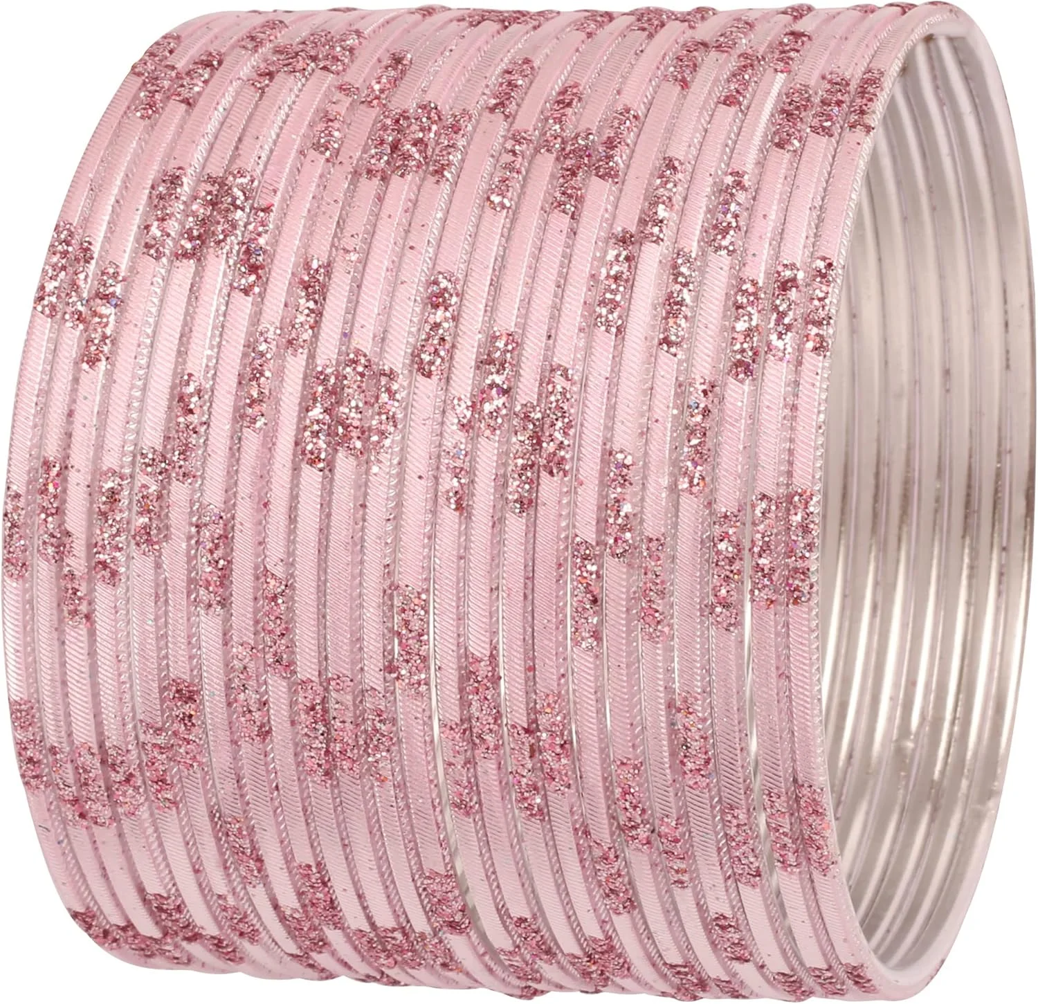 دستبند النگویی زنانه تاچ استون، طرح جدید!، مد روز بالیوود، کار شده با حکاکی، نگین های درخشان، رنگ صورتی ملایم، طراحی جواهرات جذاب. ست 24 عددی. مخصوص بانوان. دستبند النگویی زنانه تاچ استون، طرح جدید!، مد روز بالیوود، کار شده با حکاکی، نگین های درخشان، رنگ صورتی ملایم، طراحی جواهرات جذاب. ست 24 عددی. مخصوص بانوان.