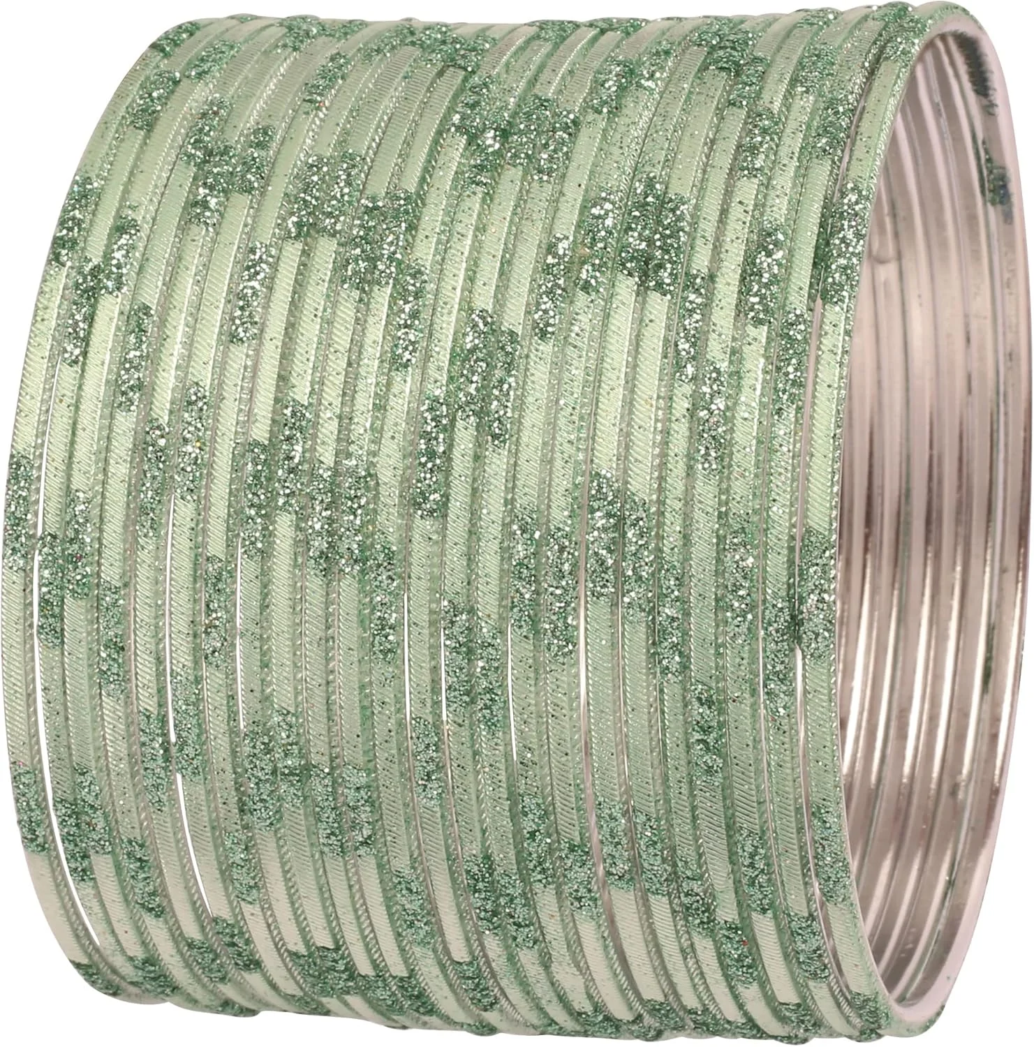 دستبند النگویی تاچ استون، 24 عددی، طرح های رنگارنگ هندی بالیوودی، جنس آلیاژ فلزی با بافت خاص، مناسب بانوان دستبند النگویی تاچ استون، 24 عددی، طرح های رنگارنگ هندی بالیوودی، جنس آلیاژ فلزی با بافت خاص، مناسب بانوان