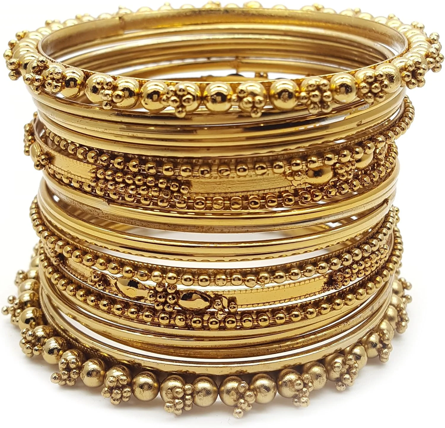 ست النگوی زنانه یوولا، جواهرات سنتی شیک با روکش طلایی