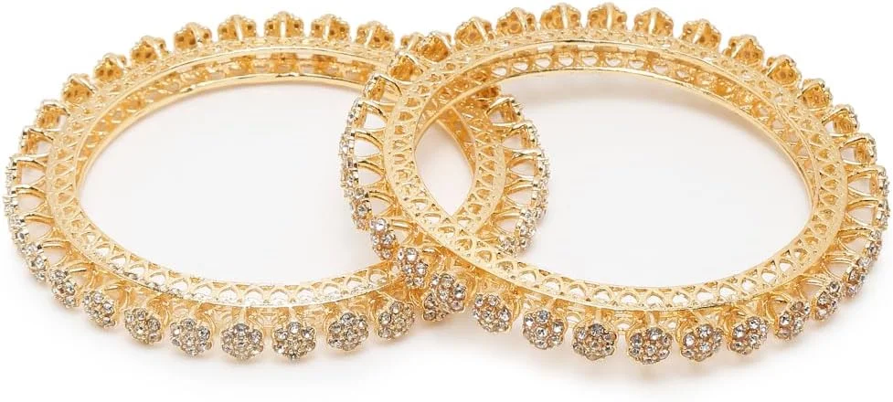 دستبند النگویی طلایی زنانه یوولا، مناسب بانوان و دختران