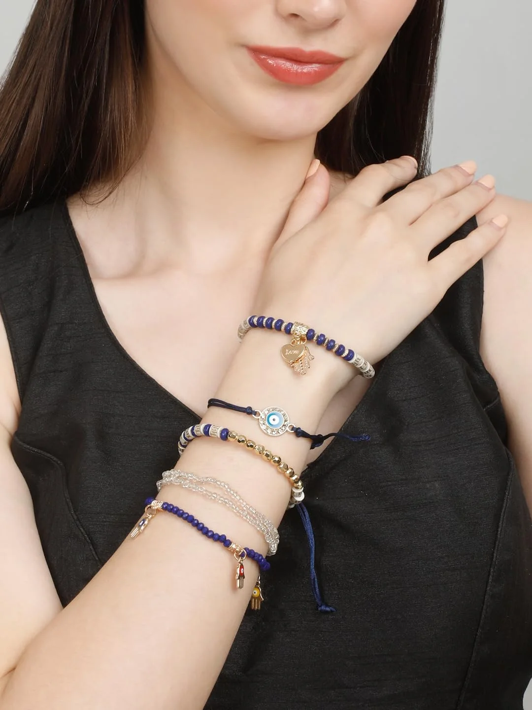 دستبند چشم نظر زنانه و دخترانه یوتبلا دستبند چشم نظر زنانه و دخترانه یوتبلا