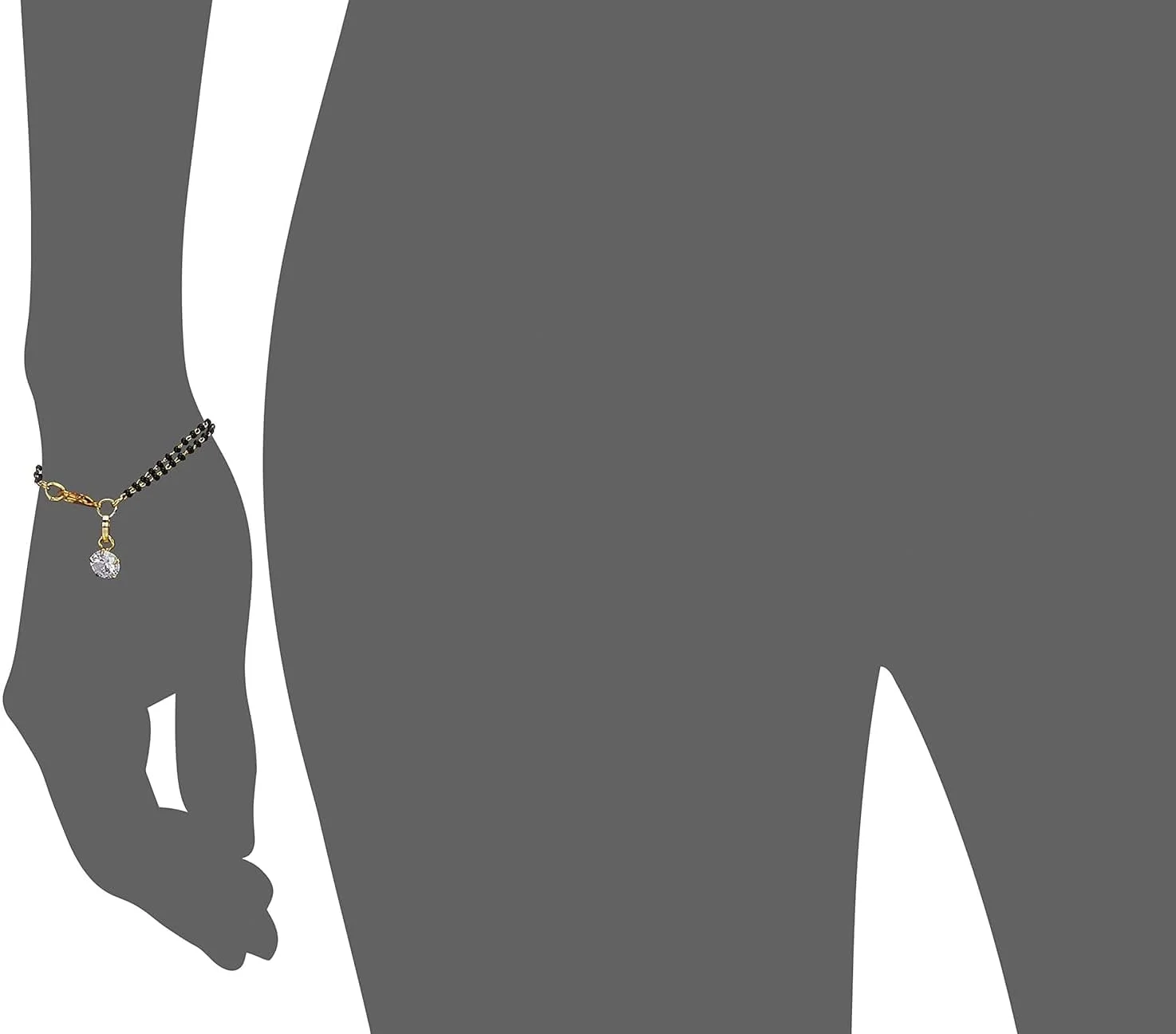 دستبند النگویی طرح مانگالسوترای زنانه یو‌بلا دیزاینر