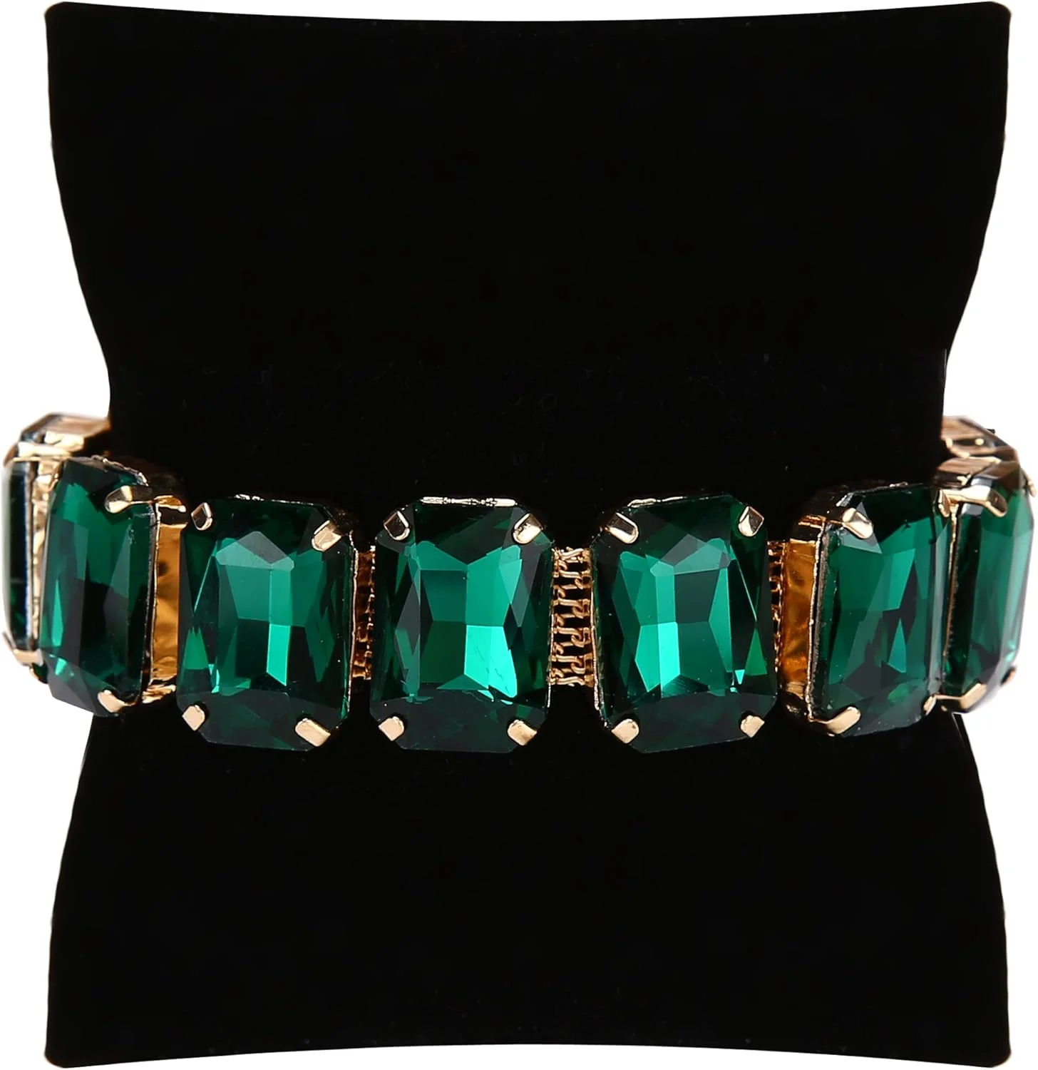 دستبند النگویی نگین دار YouBella با روکش طلایی برای بانوان (سبز) (YBBN_91727) دستبند النگویی نگین دار YouBella با روکش طلایی برای بانوان (سبز) (YBBN_91727)