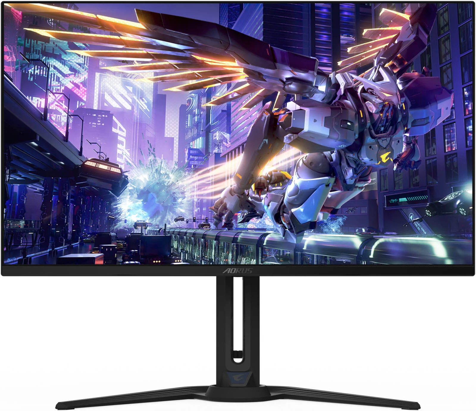 مانیتور گیمینگ گیگابایت Aorus FO32U2P، نمایشگر 32 اینچی 4K UHD OLED، نرخ نوسازی 240 هرتز، زمان پاسخگویی 0.03 میلی‌ثانیه (GtG)، سوییچ تاکتیکی، سوییچ Daisy، کنترل رنگ 6 محوره، مشکی | FO32U2P-EK