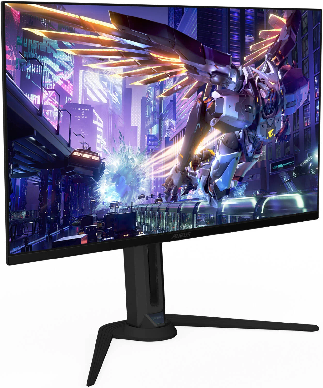 مانیتور گیمینگ گیگابایت Aorus FO32U2P، نمایشگر 32 اینچی 4K UHD OLED، نرخ نوسازی 240 هرتز، زمان پاسخگویی 0.03 میلی‌ثانیه (GtG)، سوییچ تاکتیکی، سوییچ Daisy، کنترل رنگ 6 محوره، مشکی | FO32U2P-EK