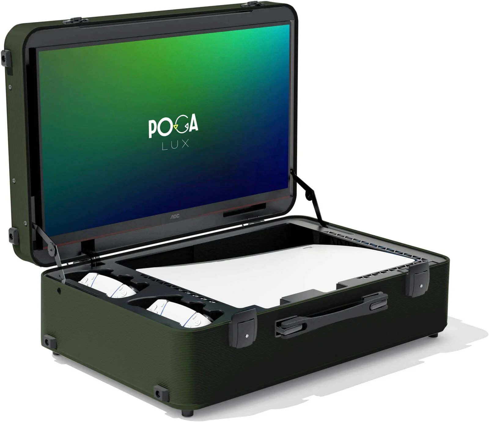 مانیتور قابل حمل ایندی گیمینگ پوگا لوکس، 24 اینچ FHD IPS، نرخ تازه سازی 165 هرتز، زمان پاسخگویی 1 میلی ثانیه، هاب USB 3.0 با 3 پورت A و 1 پورت C، سازگار با PS5، FreeSync Premium، بلندگوی داخلی، طرح استتار | POGA-LUX-CMFLG مانیتور قابل حمل ایندی گیمینگ پوگا لوکس، 24 اینچ FHD IPS، نرخ تازه سازی 165 هرتز، زمان پاسخگویی 1 میلی ثانیه، هاب USB 3.0 با 3 پورت A و 1 پورت C، سازگار با PS5، FreeSync Premium، بلندگوی داخلی، طرح استتار | POGA-LUX-CMFLG