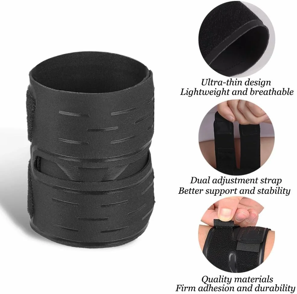مچ بند نالاکال، 2 عدد مچ بند فوق العاده نازک برای حمایت از مچ دست، مناسب برای تاندونیت، آرتروز، رگ به رگ شدن و تسکین درد، مچ بند تنفسی برای تناسب اندام، ورزش، تنیس و وزنه برداری