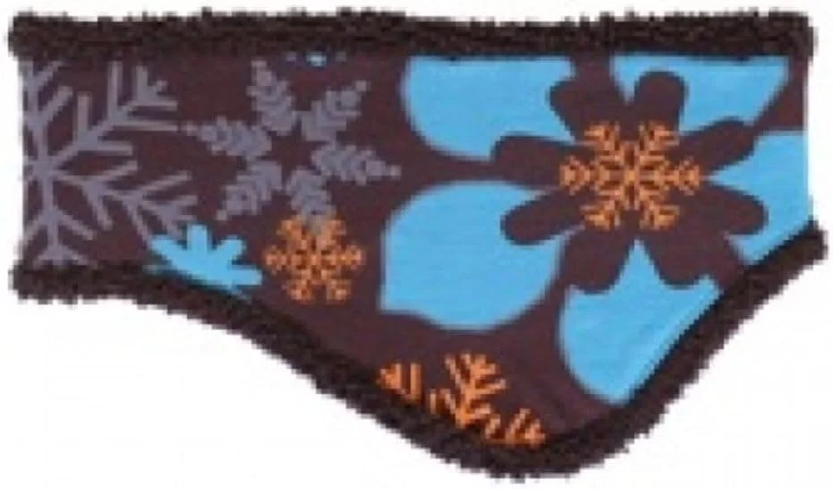 هدبند دو رو پلارتک باف مدل گوفلاک/شکلاتی