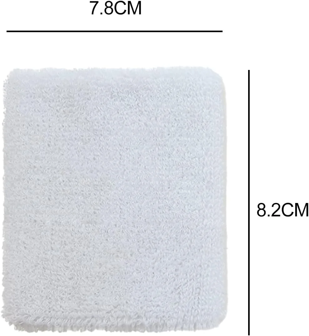 مچ بند عرق گیر جاذب برای ورزشکاران مرد و زن - 6 عدد مچ بند تنیس برای باشگاه و دویدن - مچ بند های رطوبت گیر برای ورزش