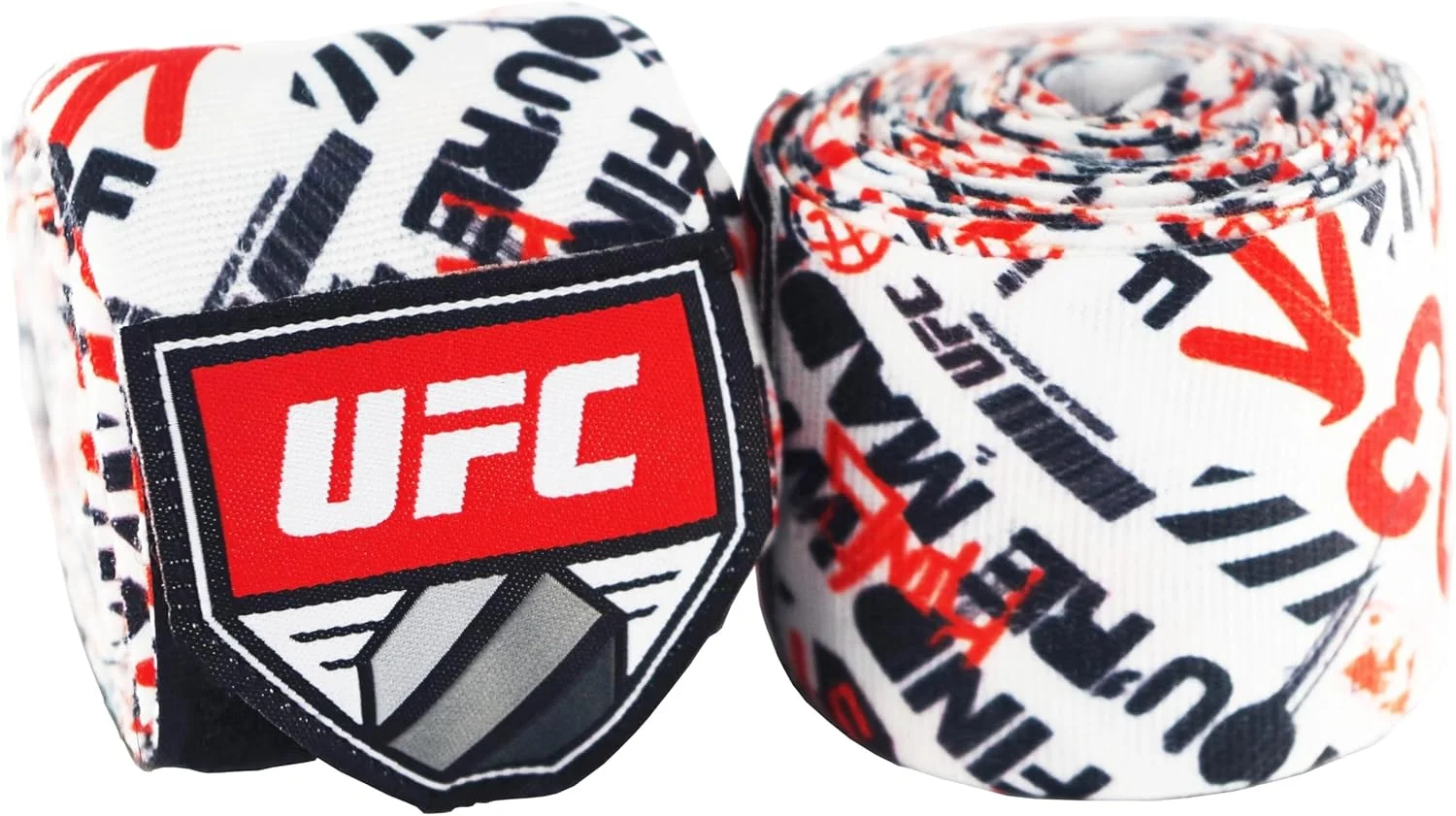 باند دست بوکس طرح‌دار UFC، سایز 180 اینچ، قرمز/سفید