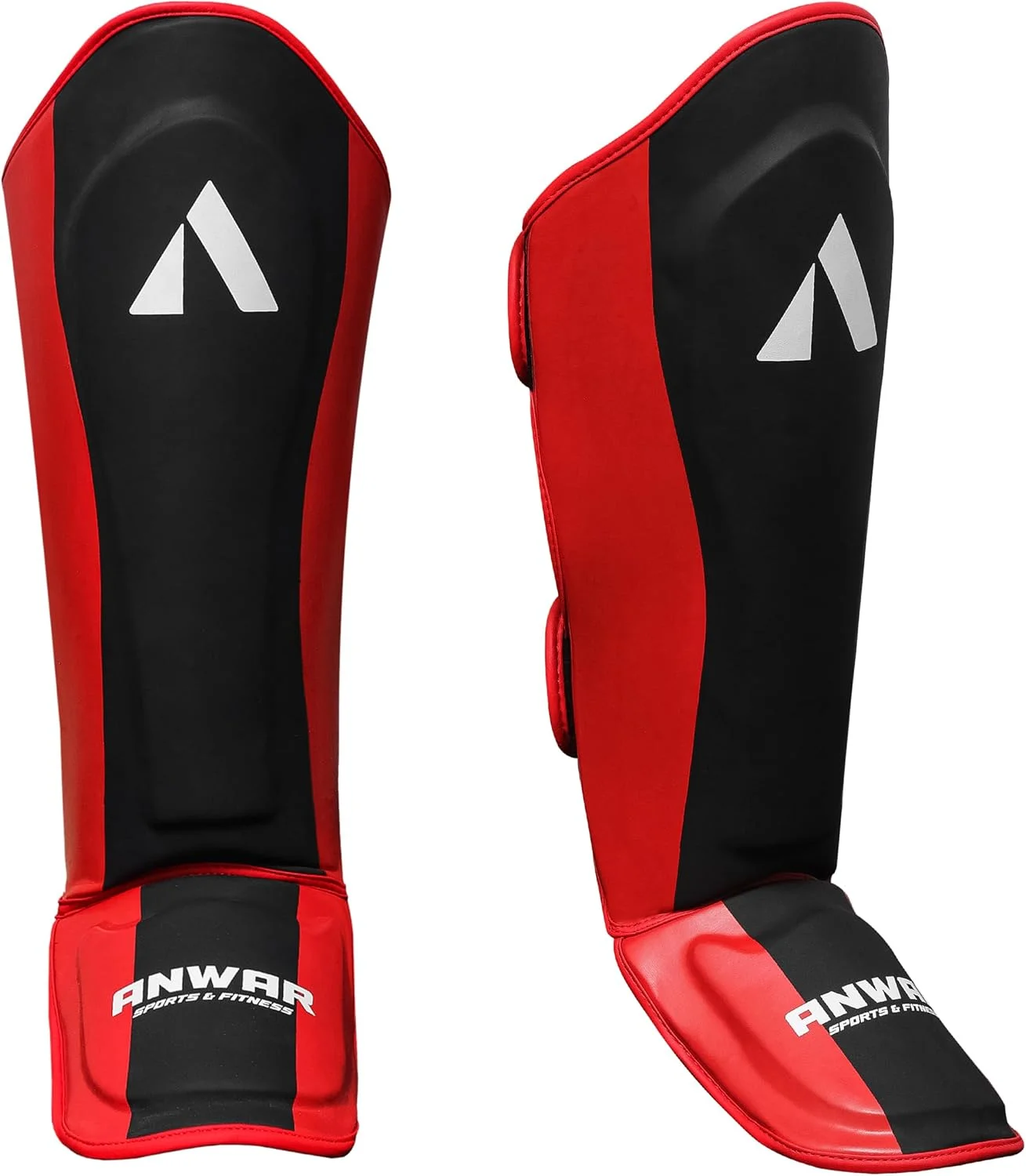 محافظ ساق پا - محافظ ساق و روی پا برای هنرهای رزمی، کیک بوکسینگ، BJJ، کاراته، تکواندو - محافظ ساق پا MMA تقویت شده با چرم PU - ساق پا با فوم محافظ ساق پا - محافظ ساق و روی پا برای هنرهای رزمی، کیک بوکسینگ، BJJ، کاراته، تکواندو - محافظ ساق پا MMA تقویت شده با چرم PU - ساق پا با فوم